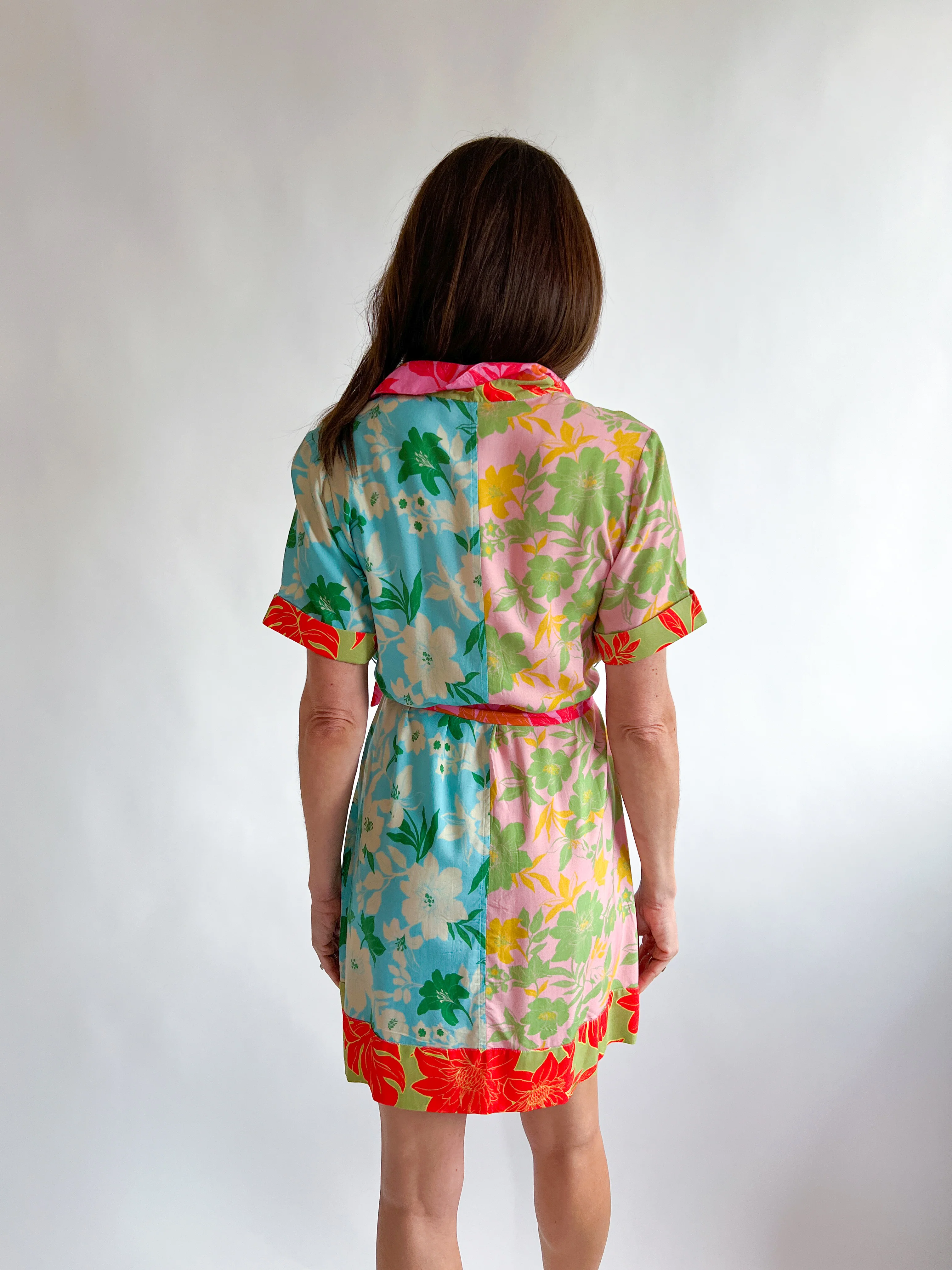 Elena Belted Mini Dress - Image 4