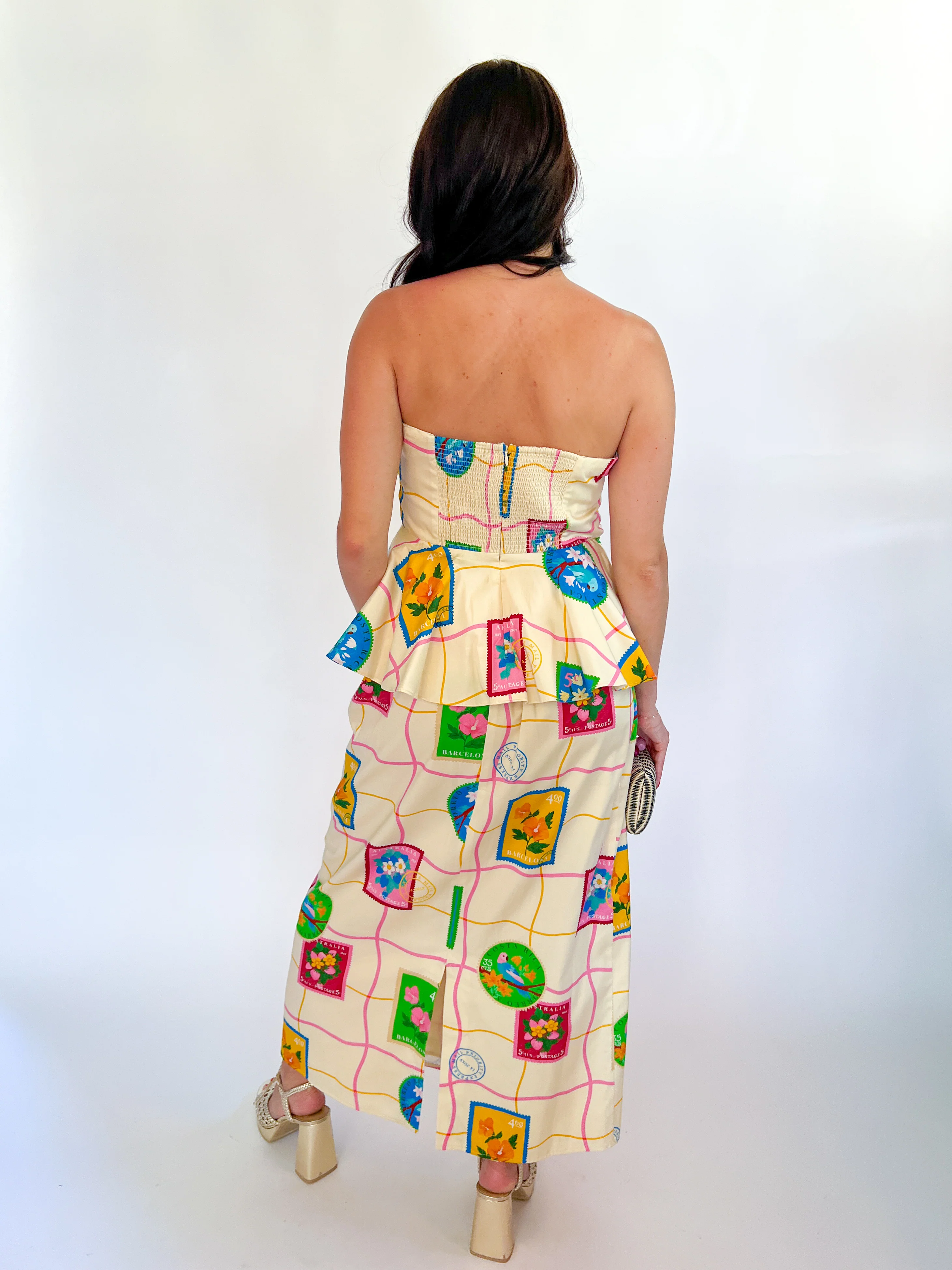 Maggie Postcard Strapless Top - Image 3